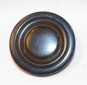 Art Deco Celluloid Button Brown Black Coat Jacket Vintage Historical Clothing - Picture 1 of 2