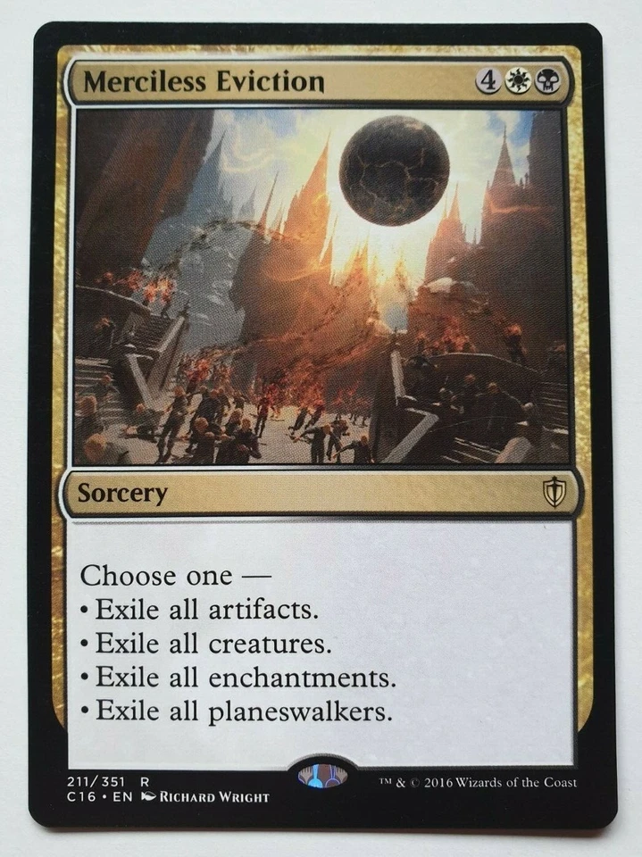 Magic The Gathering - MTG - Merciless Eviction - Commander 2016 Rare - Image 1 of 1