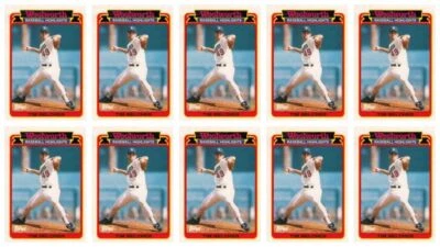 (10) 1989 Topps Woolworth Baseball Highlights No19 Тим Белчер Лот товаров Dodgers - Изображение 1 из 2