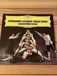 STRAVINSKY Les Noces & Mass - LEONARD BERNSTEIN - DG 2530 880, ST LP 1977 - Picture 1 of 4