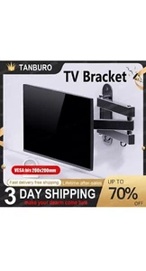 Full Motion TV Wall Mount Bracket Swivel Tilt 22 26 32 40 42 50 55 Inch LED LCD - Picture 1 of 15