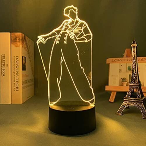 3D Nachtlicht Lampe Geschenk für Fans Schlafzimmer Dekor Licht LED Touch Sensor Farbe
