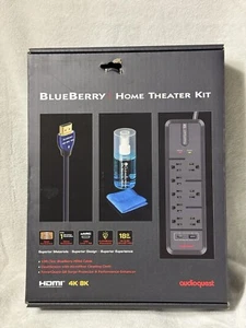 AudioQuest Blueberry Home Theater Kit - 18 Gbps HDMI, Power Quest G8, Sealed Box - Picture 1 of 6