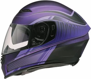 Z1R Jackal Dark Matter Motorcycle Helmet Purple - Picture 1 of 4