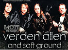 Verden Allen & Soft Ground - Signed 12X8 Poster Page - Music