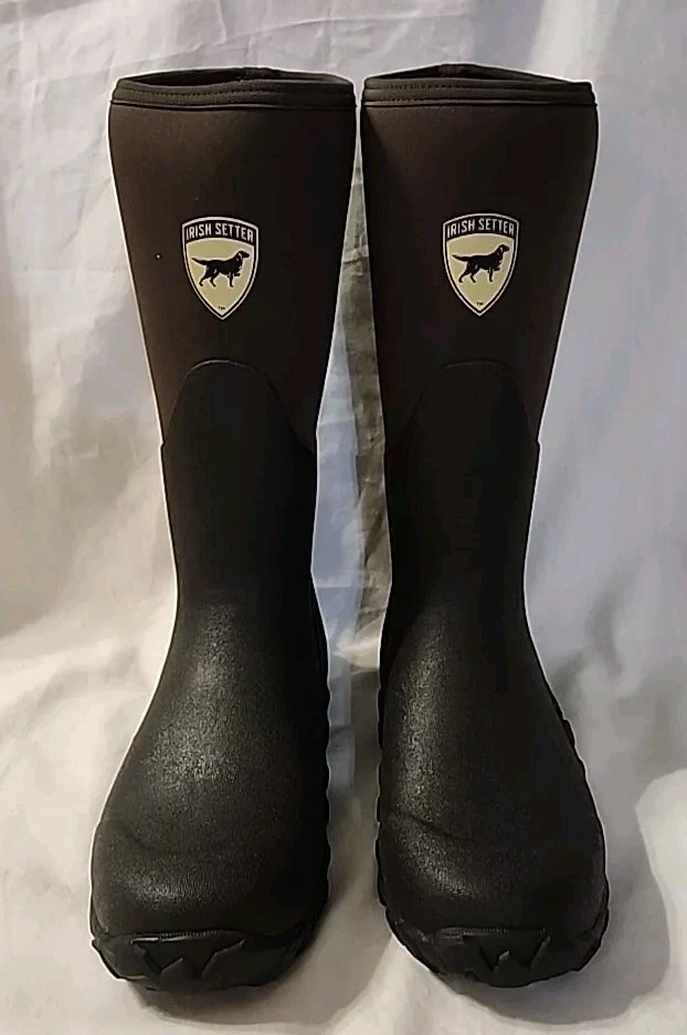 IRISH SETTER MUDTREK 15" PULL-ON HUNTING BOOTS UNISEX 11 BROWN/BLACK 4839 - Image 1 of 4
