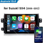 For Suzuki SX4 2006-2013 1+32GB Carplay Android 13 Car Stereo Radio GPS Navi RDS