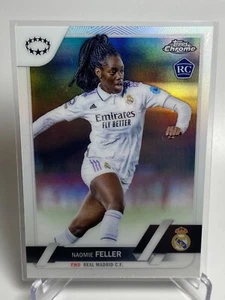 2022-23 Topps Chrome Women UCL Real Madrid Naomie Feller RC Refractor - Picture 1 of 2