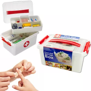 First Aid Storage Box Empty Kit Bag Travel Sport Medical Emergency Outdoor Camp - Picture 1 of 1
