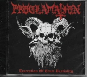 PROCLAMATION-EXECRATION OF CRUEL BESTIALITY-CD-black-death-metal-black witchery - Picture 1 of 2