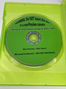 Halo Reach Preview Disc (Xbox 360) Beta NFR - Picture 1 of 2