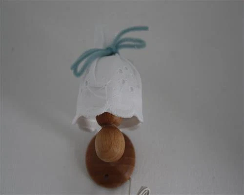 KAHLERT-LICHT Kahlert Wandlampe Holz mit Schirm Höhe 50mm 10302 Puppenstuben