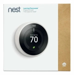 Google Nest Learning Thermostat 3rd Generation Kit - White T3017US - Picture 1 of 1