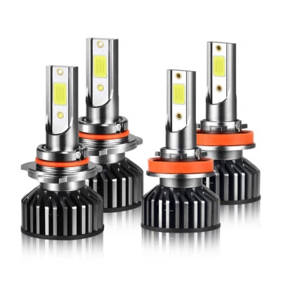 Para Honda Accord Sport 2017-2016 4x Bomba de Faro LED Hi-Lo Beam 6000k - Imagem 1 de 4