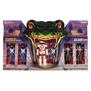 Gi Joe Snakelings Box Set Comic Con Modellino ReAction Esclusiva Super 7 - Foto 1 di 7