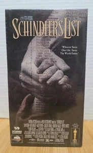 Lista Schindlers SELLADA DE FÁBRICA (VHS, 1993, juego de 2 cintas) con sello universal MCA  - Imagen 1 de 3