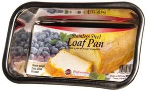 Norpro Stainless Steel Loaf Pan with Mirror Finish 8 ½ x 4 ½ Inches - Picture 1 of 1