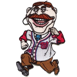 Teddy Roosevelt President Washington Nationals Team Mascot Self Adessive Patch - Picture 1 of 2