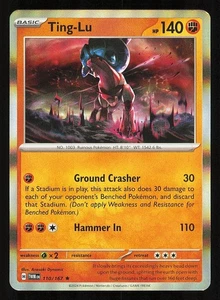 Ting-Lu 110/167 Holo Near Mint Pokemon TCG S&V Twilight Masquerade TWM - Picture 1 of 1