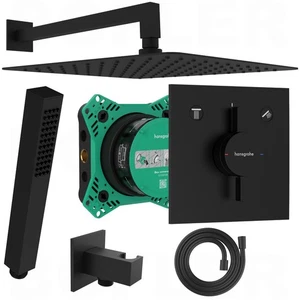 HANSGROHE DuoTurn E Armatur + Ibox 2 | BOFLER Duschset #49, Regendusche 30cm - Bild 1 von 19