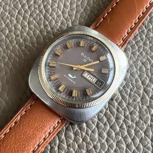 Vintage Men’s Bulova Two Tone Whale Automatic N1 1971 23j 11A0ACB Running - Picture 1 of 24