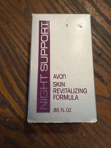 Avon Nachtunterstützung Haut revitalisierende Formel 0,85 Oz. Neu im Karton Vintage 84 - Bild 1 von 4