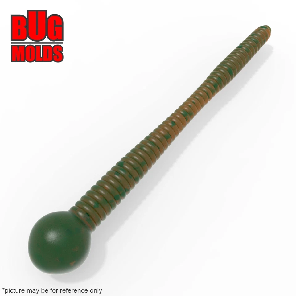 鱼饵 DIY 钓鱼模具柔软塑料鱼饵诱饵塑料醇鲈鱼小鼠尾 — 第 1/1 张图片