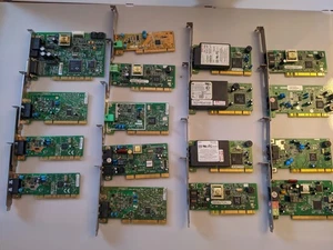 17er Set Fax Datenmodems. Nicht getestet. - Bild 1 von 23