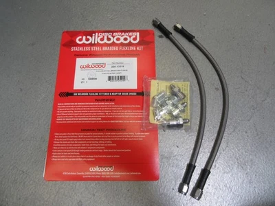 Kit Flexline manguera línea freno Wilwood 220-13319 1966-1977 Ford Bronco 14" Foto 1 de 4