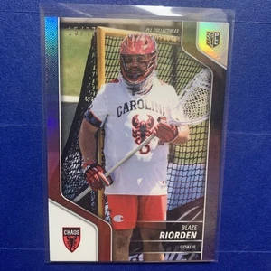 Tarjeta Blaze Riorden 2024 PLL Lacrosse 15/77 Lámina Azul Paralela SP #77 - Imagen 1 de 1