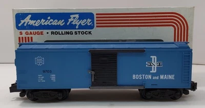 American Flyer 4-9703 S Gauge Boston & Maine Boxcar #9703 EX/Box - Image 1 of 3