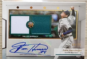Felix Hernandez 2024 Topps Signature Swatches /25!!! - Picture 1 of 2