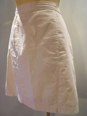 Vintage 1980s White High Waist Skirt Rockabilly Mini Pencil Blondie XS Petite - Image 1 of 4