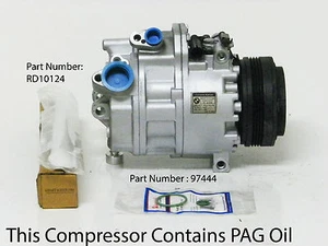 2003-2006 BMW X5 3.0L OE REMAN. AC COMPRESSOR IN USA W/ONE YEAR WARRANTY. - Picture 1 of 1