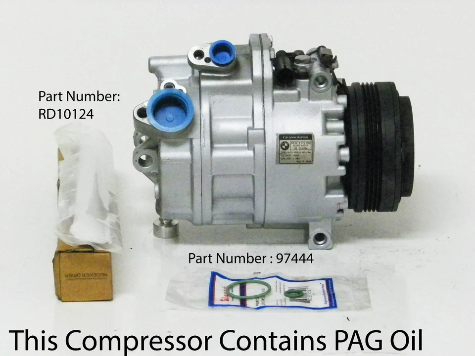 2003-2006 BMW X5 3.0L OE REMAN.  AC COMPRESSOR IN USA   W/ONE YEAR WARRANTY. - Image 1 of 1