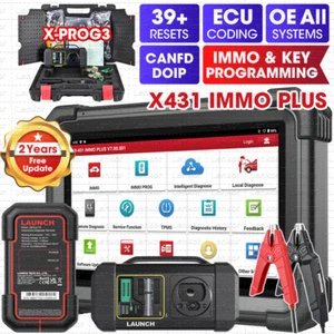 LAUNCH X431 IMMO PLUS PAD VII Key Programming Car Diagnostic Tool ECU Clone - Picture 1 of 24