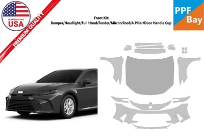 Kit precortado de película de protección de pintura delantera PPF para Toyota Camry LE/XLE 2025-2026 Foto 1 de 4