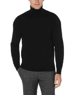 Suéter Vince Camuto Para Hombre Mezcla Algodón/Lana Cuello Tortuga en Negro Talla L Nuevo con Etiquetas Foto 1 de 4
