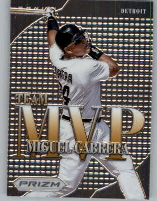 2012 Panini Prizm Team MVP #MVP10 Miguel Cabrera (ref 155169) - Image 1 of 2