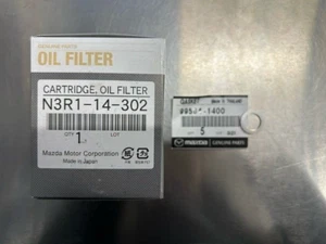 1 Pack Genuine OEM Mazda Tokyo Engine Oil Filter N3R1-14-302 Roki & Washer - Picture 1 of 1