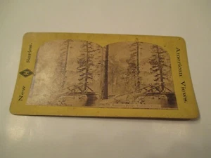 Yosemite Yo Semite Valley Hutchins Bridge Stereoview Card - Picture 1 of 3