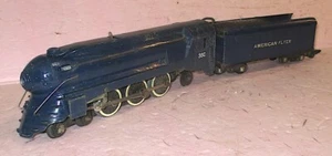 Locomotora de vapor American Flyer Blue 350 4-6-2 con licitación PROBADA - Imagen 1 de 4