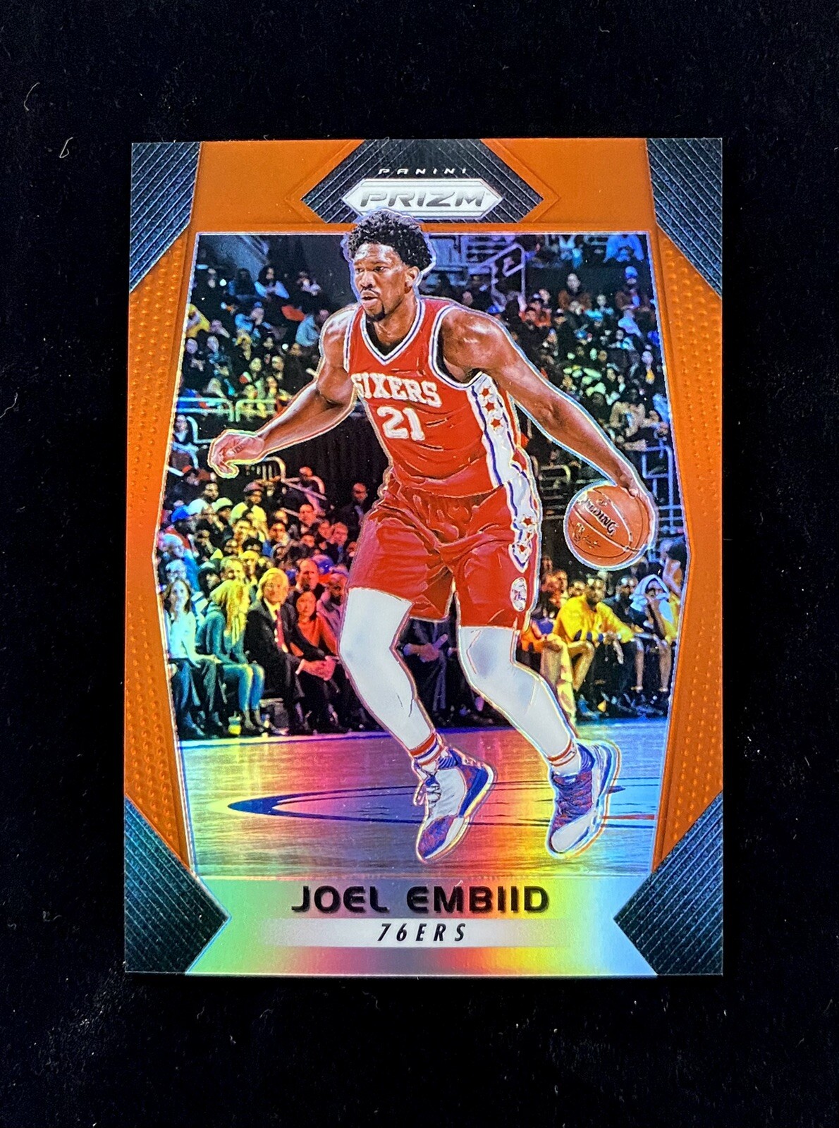 2017 Panini Prizm - Joel Embiid Orange Philadelphia 76ers /49