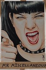 Original ACEO Sketch Card by Tim Shay - NCIS - Abby Sciuto - Pauley Perrette