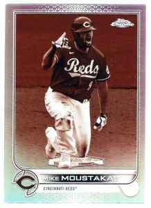 MIKE MOUSTAKAS Reds ~ 2022 Topps Cromo SEPIA ~ ENVÍO GRATUITO - Imagen 1 de 1