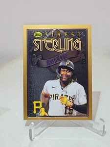 2023 Topps Finest Flashbacks Sterling #100 Oneil Cruz Pittsburgh Pirates - Picture 1 of 2