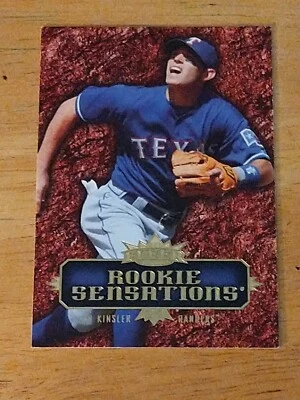 2007 Fleer Rookie Sensations Ian Kinsler Texas Rangers #RS-IK   - Image 1 of 2