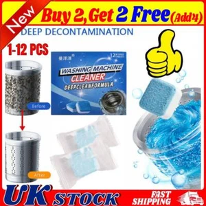 Finally Fresh Washing Machine Cleaner White Count Powde Cleaning Tablets HOT - Picture 1 of 12