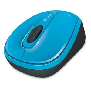 Microsoft Wireless Mobile Mouse 3500 - Cyan Blue Gloss - Picture 1 of 4
