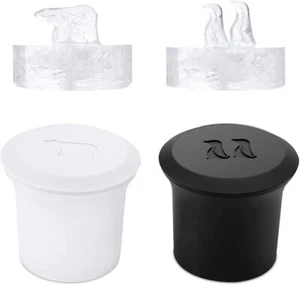 Eiswürfelform Pinguin Eisbär Eisbär-Formen, Silikon-Eiswürfelform, Eiswürfel - Bild 1 von 2